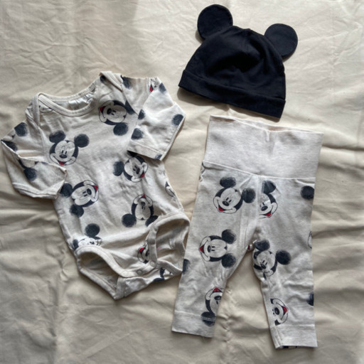 お話中 着画有 1 2m H M ミッキー ロンパース パンツ 帽子付 Nono 伊里の子供用品の中古あげます 譲ります ジモティーで不用品の処分