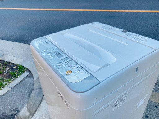 ♻️美品パナソニック洗濯機NA-F50B11 - 5kg 全自動電気洗濯機　ビッグウェーブ洗浄