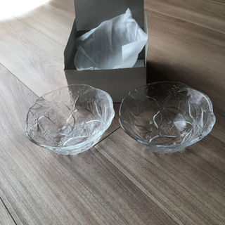 新品　ガラス皿　2枚　日本製