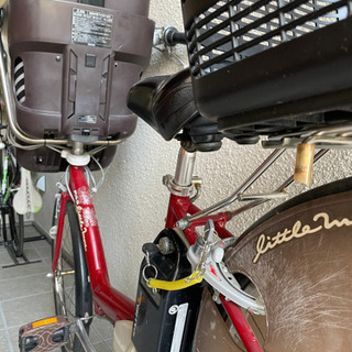 ヤマハ リトルモア レッド 子供乗せ 電動自転車