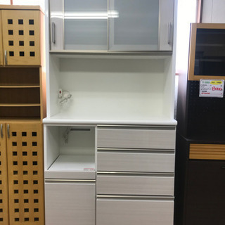 送料込　ニトリ キッチンボード ポスティア100KBWH 高級感のある光沢仕上げ 送料込 ニトリ キッチンボード ポスティア100KBWH 高級感のある光沢仕上げ