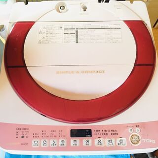 Sharp洗濯機：1人暮らし用
