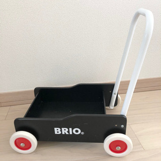 【お取引き決定しました】BRIO ブリオ　手押し車　おもちゃ収納