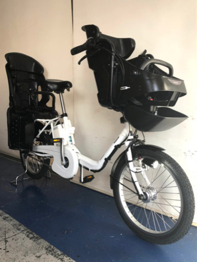 関東全域送料無料　保証付き　パナソニック　ギュットミニDX 20インチ 3人乗り 16ah  新型　電動自転車