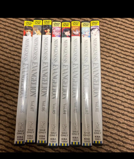 DVD エヴァンゲリオン 全巻 全8巻