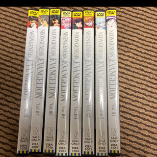 【ネット決済・配送可】DVD エヴァンゲリオン 全巻 全8巻