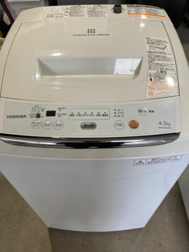 TOSHIBA 4.2kg 全自動洗濯機 AW-42ML 2012年製