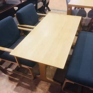 愛品館市原店】無印良品 ベンチダイニング4点セット 【管理IDS007479-104】