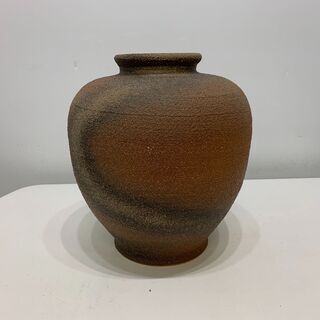 (210213)【70％値下げ】　信楽焼　花瓶（壺）　宝山作　焼...