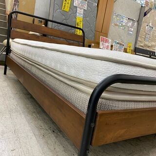 【愛品館 江戸川店】ニトリ　セミダブルベッド　ID:153-007506-007　配送可