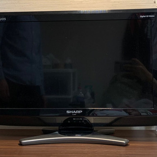 SHARP 液晶テレビ　リモコン付き