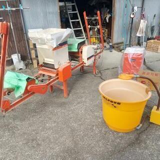 ※5000円値引※米育苗3点セット：①種まき機 クボタSR150KW ②脱芒機 クボタ SA-40 ③催芽器 チヨダ電機株式会社SH-L90 