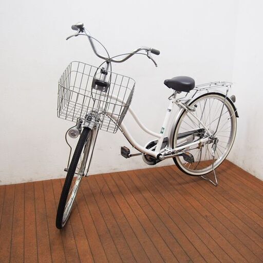 26インチ 自転車 白 2018年～乗り出し (LA20)