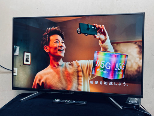 ソニー SONY 2019 4K液晶テレビ KJ-43X8500F 動作確認済み美品