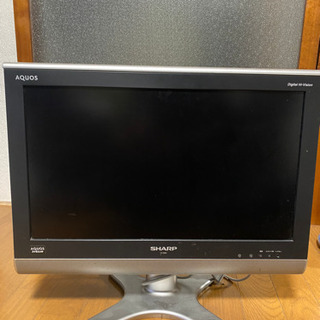 2008年製　SHARP 20インチ液晶テレビ
