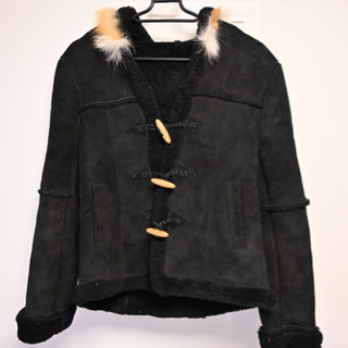 【新品未使用】リアルムートンコート