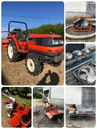 トラクター等の農機具 トラクター ポンプ かんり機 畝たて