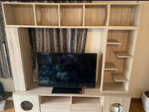 キャットテレビ台 受取り決定