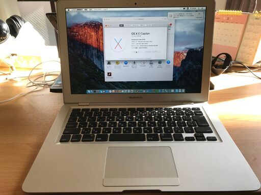 Apple アップル MacBook Air 2.1 mid 2009 2GB Intel Core 2 Duo os x el capitan 10.11.6