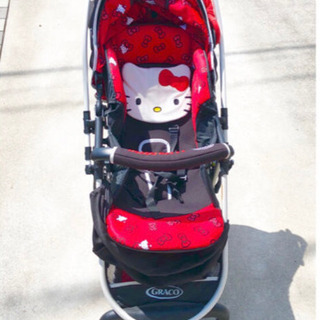 ベビーカー キティーちゃん ハローキティ GRACO 中古】GRACO ハロー