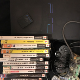 PS2とソフト11本セット　2000円