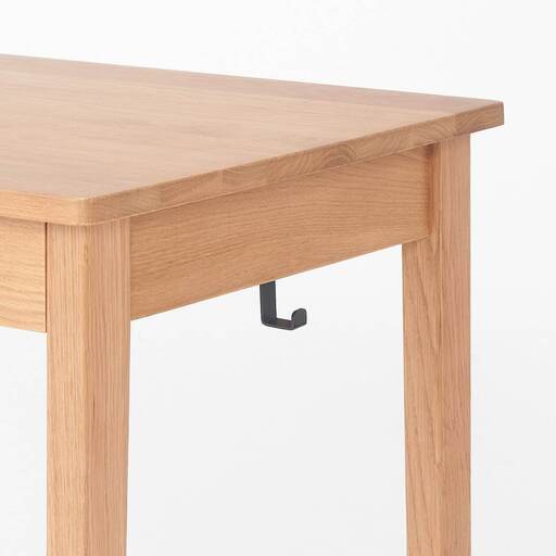 無印良品 木製デスク・オーク材 幅110×奥行55×高さ70cm