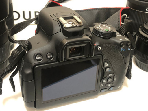 Canon EOS kiss x7i Wズームキット+レンズ2本+wifiカード | www.mj