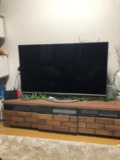 【レンガ調】テレビボード