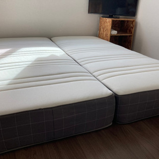 【IKEA】ヴェステロイ マットレス 160×200cm クイーンサイズ VESTERÖY ヴェステロイ ポケットコイルマットレス, ふつう