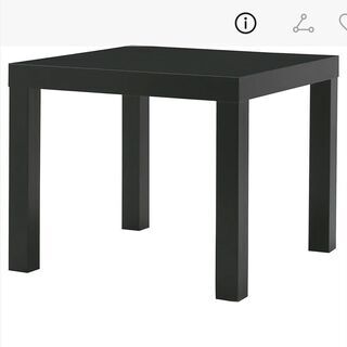 IKEA　サイドテーブル(ブラック)　新品未使用