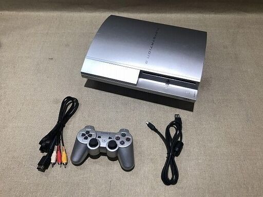 【苫小牧バナナ】修理メンテナンス品 ソニー/SONY Playstation3 プレイステーション3 PS3 中期型 CECHL00 シルバー レンズクリーニング品