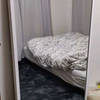 IKEA NISSEDAL　姿見鏡 65x150cm　白  ★お...