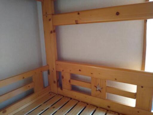 子供木製二段ベッド