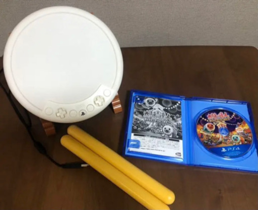 PS4 太鼓の達人　ソフト・太鼓本体・バチの3点セット