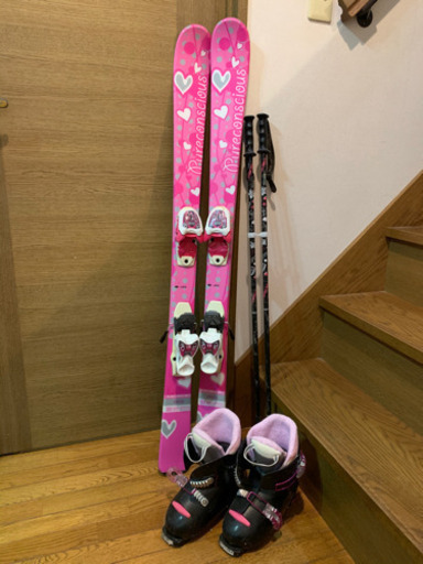 女の子キッズ　スキー　１２０cm  値引きしました！