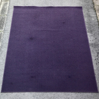 紫色の絨毯