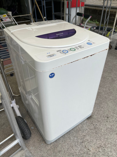 【リサイクルサービス八光　田上店　安心の1か月保証　旧鹿児島市内配達・設置無料】パナソニック　4.2kg 全自動洗濯機 NA-F42M6