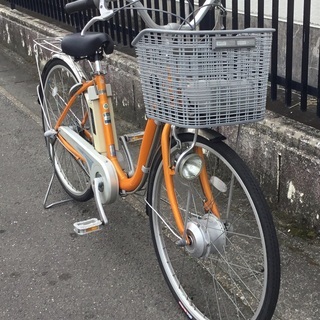 ＜動作＞サンヨー エナクル・26インチ電動アシスト自転車