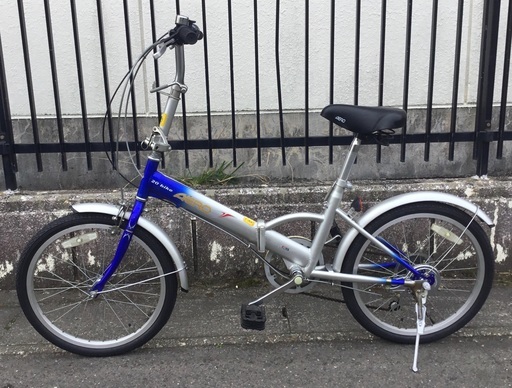＜動作・美品＞AERO・20インチ・折り畳み自転車・シマノ6段変速
