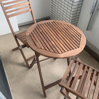 【購入者決定】ガーデンテーブル・チェア2脚セット