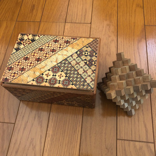 箱根の寄木細工と木工パズル
