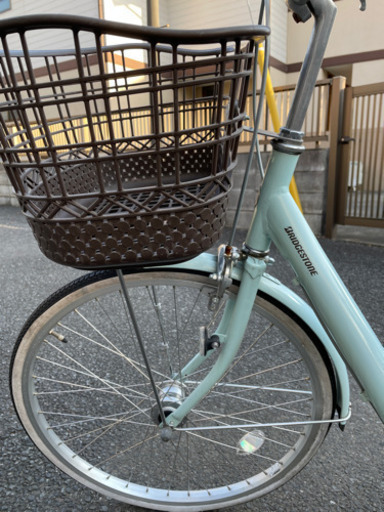 オシャレな水色の自転車 綺麗です 後ろカゴ付き みいちゃん 七里のその他の中古あげます 譲ります ジモティーで不用品の処分