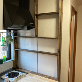 キッチン棚　DIY撤去