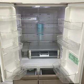 終了】☆値下げ☆HITACHI 6ドア冷蔵庫 520L R-SF52AM 2011年製