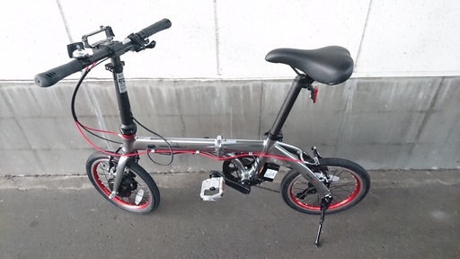 大幅値下げ！定価11万の電動折り畳み16inch 3段変速 ミニベロ　トランスモバイリー 163 NEXT