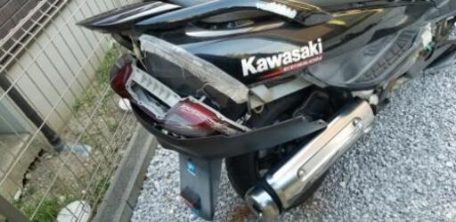 Fブレーキレバー、マフラーステー欠品　カワサキ　エプシロン250 FIモデル　kawasaki CJ43B 部品取車