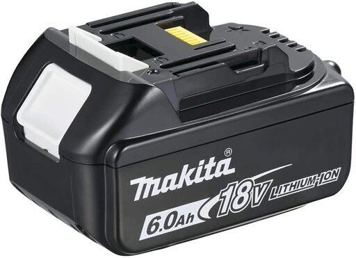 【苫小牧バナナ】新品未使用品 makita/マキタ 電動工具用 バッテリー リチウムイオン電池 18V 6.0Ah BL1860B ⑥♪