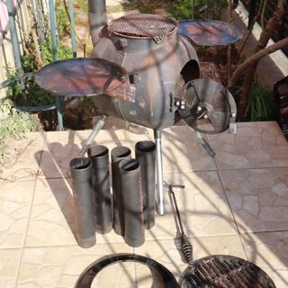 　薪ストーブ　キャンプ