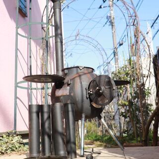 　薪ストーブ　キャンプ