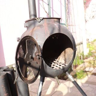 　薪ストーブ　キャンプ